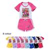 5099 Kids Girls Christmas POP Rumi Zoey Mira Print T-shirt Shorts Sport Tracksuit Clothes Set