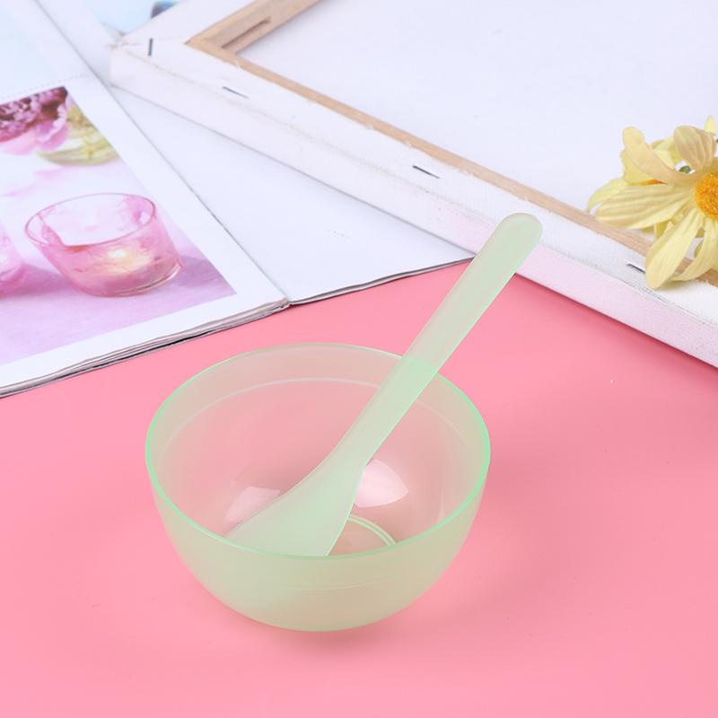 2 In 1 Homemade Makeup Diy Facial Face Mask Bowl Stick Cosmetic Tool Set