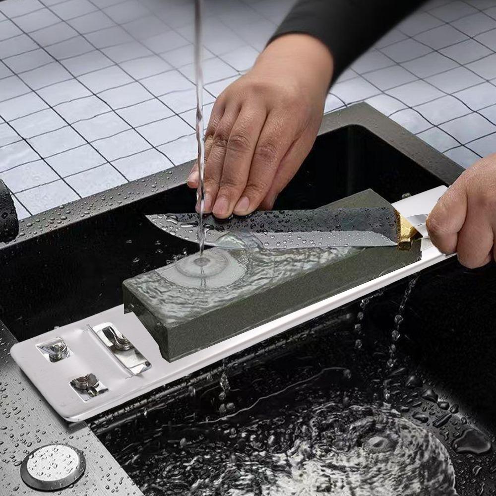 Adjustable Length Sharpening Stone Base Wing Screws Sink Bridge Grindstone Holder For Sink