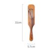 Heat Resistant Colander Spoon Teak Wood Teak Tableware  For Nonstick Cookware