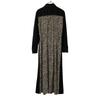 LOVELESS Leopard Pattern Long Sleeve Long Shirt Dress 36 Black Women Used