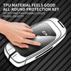 Car Sticker Hot For Ford Car Metal Leather Remote Key Case Cover For Ford Territory EV EcoBoost S350 Yuhoo 7 8 Transit Equator K