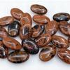 New Arrived High Quality Mahogany Obsidian Palm Healing Stone Crystal Crafts for Home Decoration
