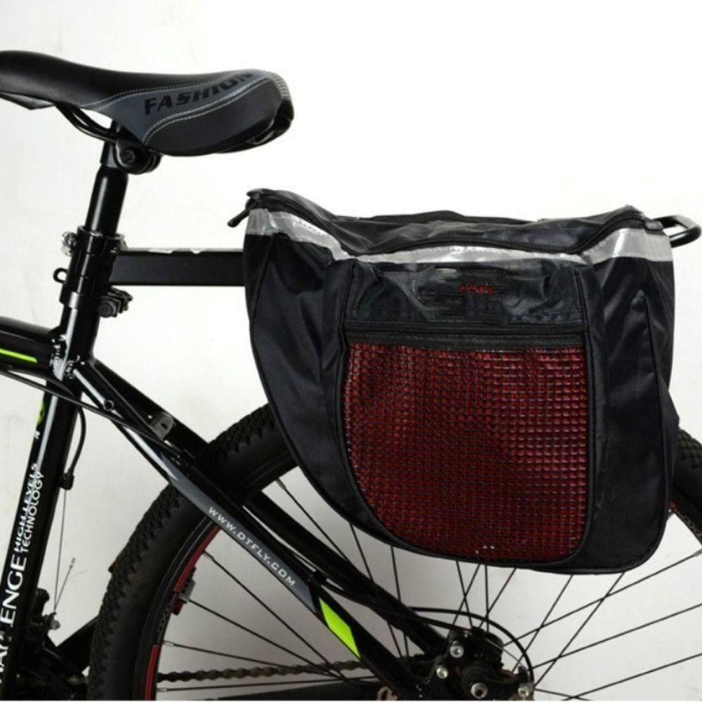 New Waterproof Bike Bag Double Pack Bracket Saddle Bag Riding Supplies Large Capacity Cycling Accessories
