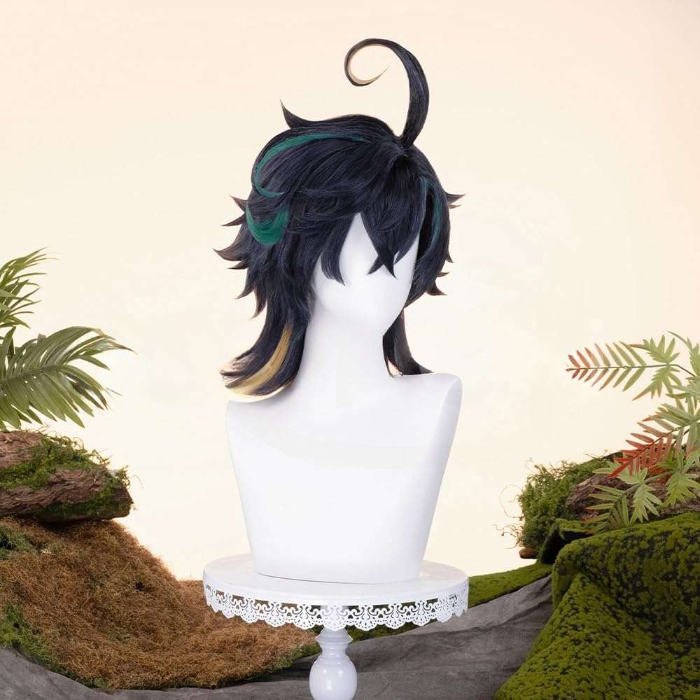 Kiinichi Full Wig, Heat-Resistant, Costume, Cosplay Prop, Disguise, Event, Christmas, Halloween, School Festival, Gift, Festival, Unisex