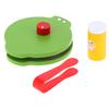 Simulation Pancake Machine Toy Children Kids Pancake Maker Cooking Wooden Kitchen Toys