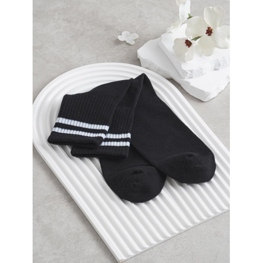 Monfoot Womens Ankle Ring Socks Black