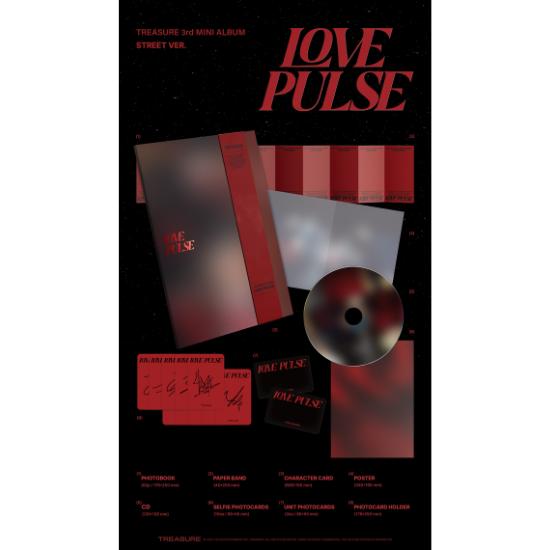 Select POB TREASURE 3rd MINI ALBUM LOVE PULSE