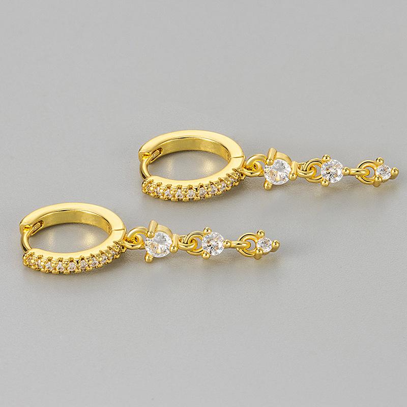 Luxury Tassel Ear Cuffs For Women Elegant Rhinestone Studs High End Fashion Jewelry Accessories