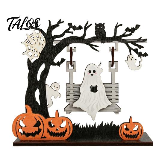 Spooky Home Indoor Accents Funny Halloween Desktop Swing Decor, Decor for Living Room Cute Gifts Kids Tabletop, Gothic Fall Themed Ornament,