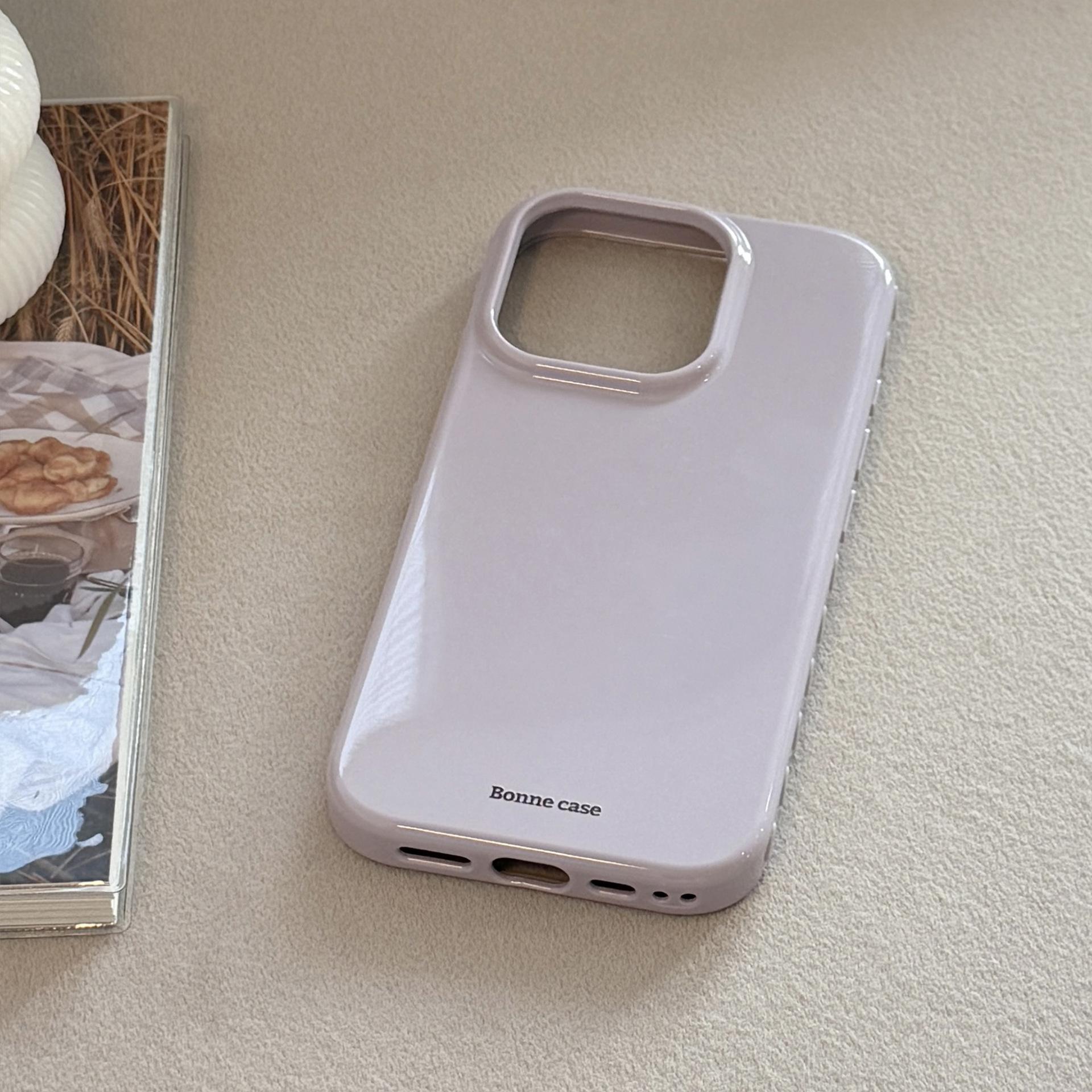 

Simple English for Apple 17pro Max Mobile Phone Case for IPhone16 Personalized Ins Style 15 Soft 13 Anti-fall 12 12/12pro