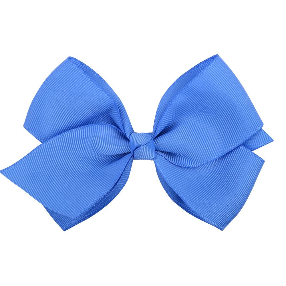 1pcs 4.5 Inches Sweet Candy Color Hair Bows With Clip Kids Girls Boutique Handmade Hair Clip Hairgrips Hair Accessories