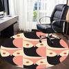 1pc Bust Pattern Office Round Area Rug, Indoor Mat Suitable For Office, Under Office Chairs Bedroom Living Room Home Decor, Room Deco
