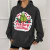Women's Fashion Christmas Printed Casual Hooded Sweatshirt With Pockets