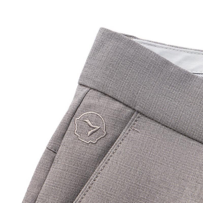 Qipai Men's Linen Blend Slim Straight Casual Pants