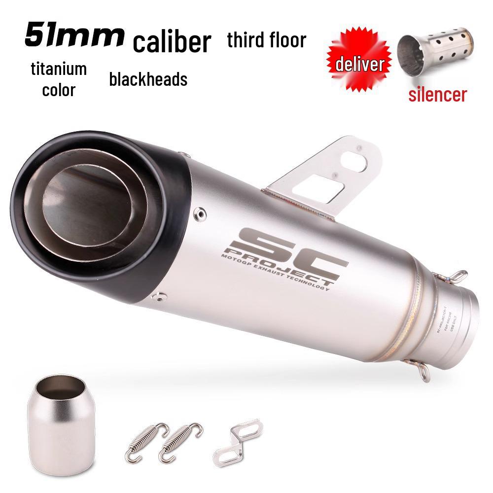 Ninja Z250/Z300/Z400 MT07/09 R25/R3/R6 Street SC Double/Triple Layer Motorcycle Exhaust Pipe