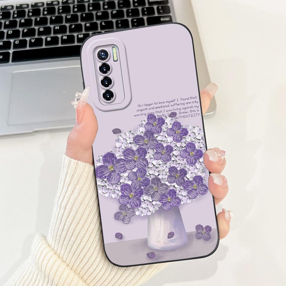 For Tecno Camon 17 Pro 17P 17 Phone Case Camon17 Camon17P 17Pro CG6 CG7 CG8 Cute New Design Soft Silicone Plain Shockproof Cases