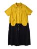 Xitao Contrast Color Patchwork Shirt Dress SMH1628