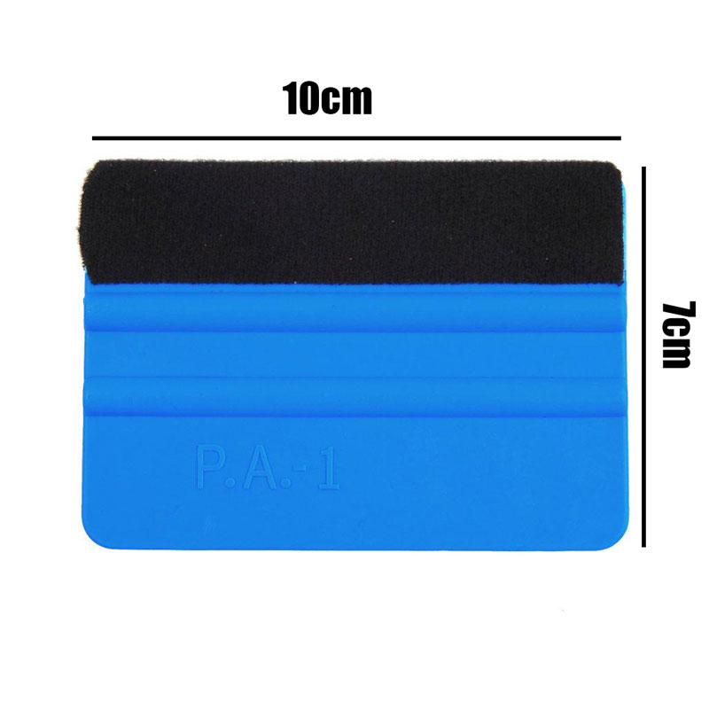 Rakel-Werkzeug, Vinyl-Kunststoff-Auto-Rakel, Aufkleber-Wrap-Applikator, weicher Filz-Kantenschaber