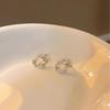 Women's White Sweetie Butterfly Earrings