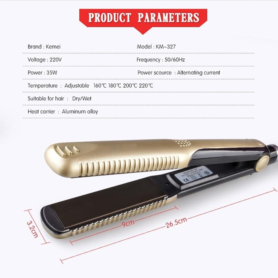 Professional Hair Straightener Iron Hairstyling Portable Ceramic Iron Styling Tools