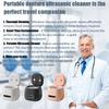 Compact Ultrasonic Cleaning Machine for Jewelry Makeup Brushes Braces Mouthguards USB Multifunctional Household Use
