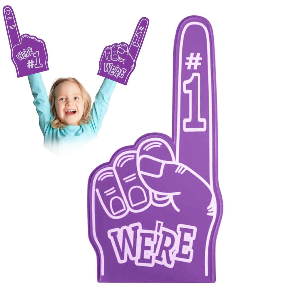 Giant Foam Finger Universal Cheerleading Inspiring EVA Cheering Hand Number 1 Foam Fan Finger For Celebrating Pom Poms
