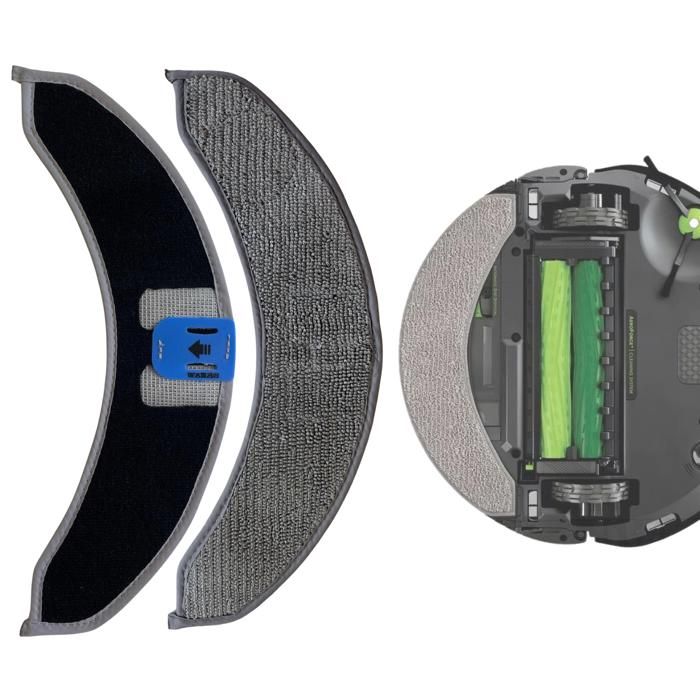 Wipe - iRobot - Roomba Combo J9 J9+ J7 J7+ - Pack of 4 - Washable - Microfiber