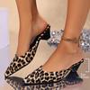 Spring Pointed Toe Women Slippers Mules Slipper Fashion Candy Color Ladies Elegant Dress Sandal Square Low Heel Slip On Slides