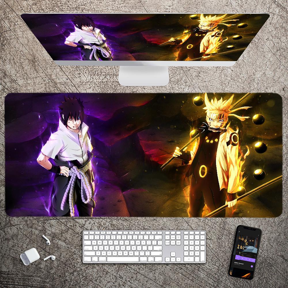 Anime Mousepad Large Gaming Mouse Pad Lockedge Thickened Computer Keyboard Table Desk Mat Nnaruto Shippuden