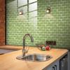 Wall Stickers Retro Tile for Kitchen Easy to Install Marble Pattern