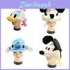 Chapéu Pelúcia Animal de Pelúcia Fofo Quente Proteção de Orelha Chapéu Para Crianças Stitch Pato Margarida