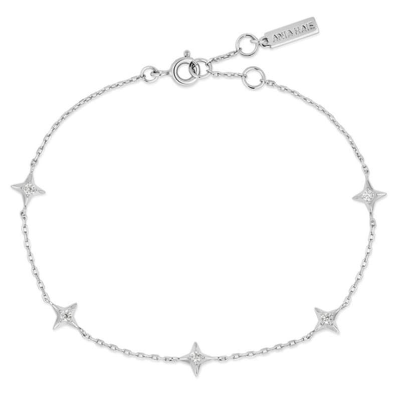 

ANIA HAIE Silver Star Station 925 Silver Bracelet B061-02H single type