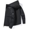 Spring and Autumn Youth Casual Baseball Clothing Men's Korean Fashion Hooded Jacket Cardigan Sports Jacket