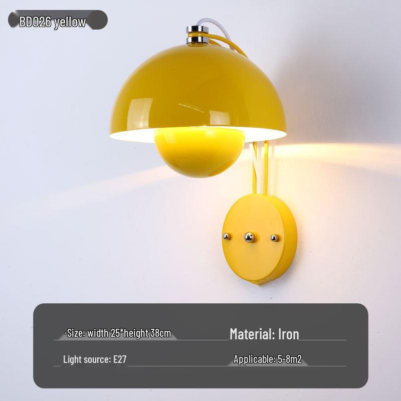 Modern Nordic LED Wall Lamp for Bedroom and Living Spaces