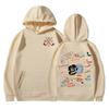 Felpa con cappuccio Film Rivalità Accesa Manica Lunga Vintage Felpa Uomo Donna Pile Oversize con Cappuccio