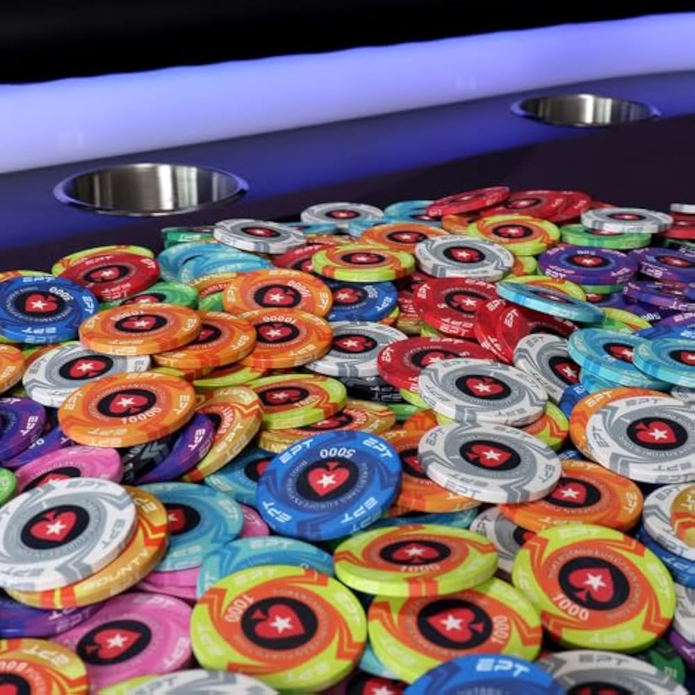 EPT Poker Chips Set of 25 ($1000) [Parallel Imported]