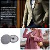 10pcs 20mm Fabric Cloth Covered Button Metal Shank Round Sewing Buttons for Diy Sewing Suits Dress Shirt Coat Clothing Decor