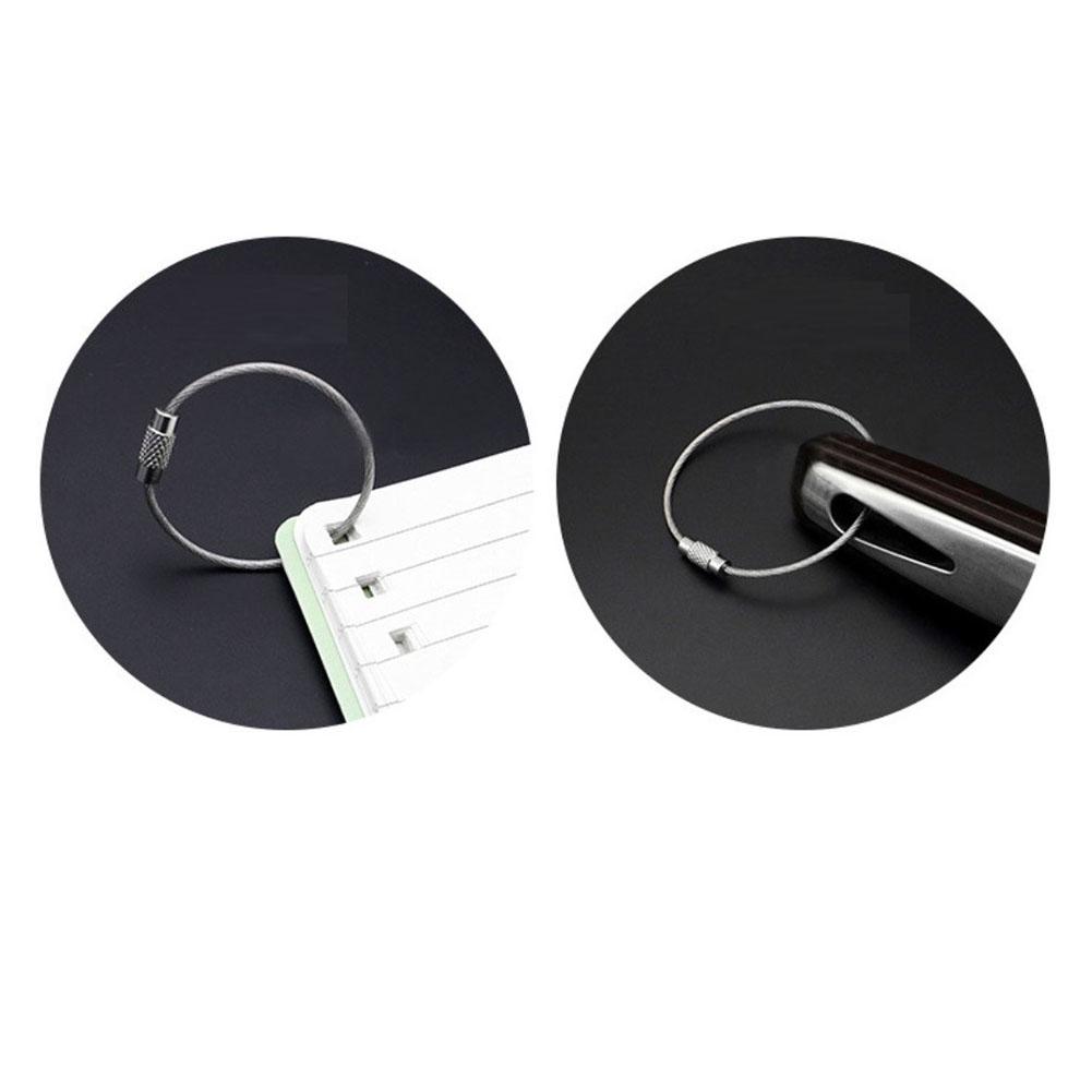 1,5/2 mm Stålvajer 10 st Cirkel Handverktyg Ögla Gadget Bärbar