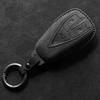 Leather Suede Car Key Case Fob For Changan Cs35 Plus Cs55 Plus Cs75 Plus   Keychain Suede Car Accessories