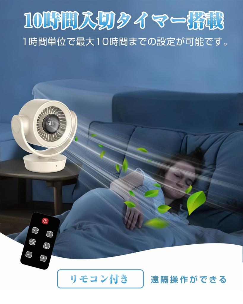 In Automatic Oscillating Fan with DC 100 Speed USB Cordless Desk Fan with Remote Rainy Season Clothes Heat Energy Power Japanese Instruction Manual