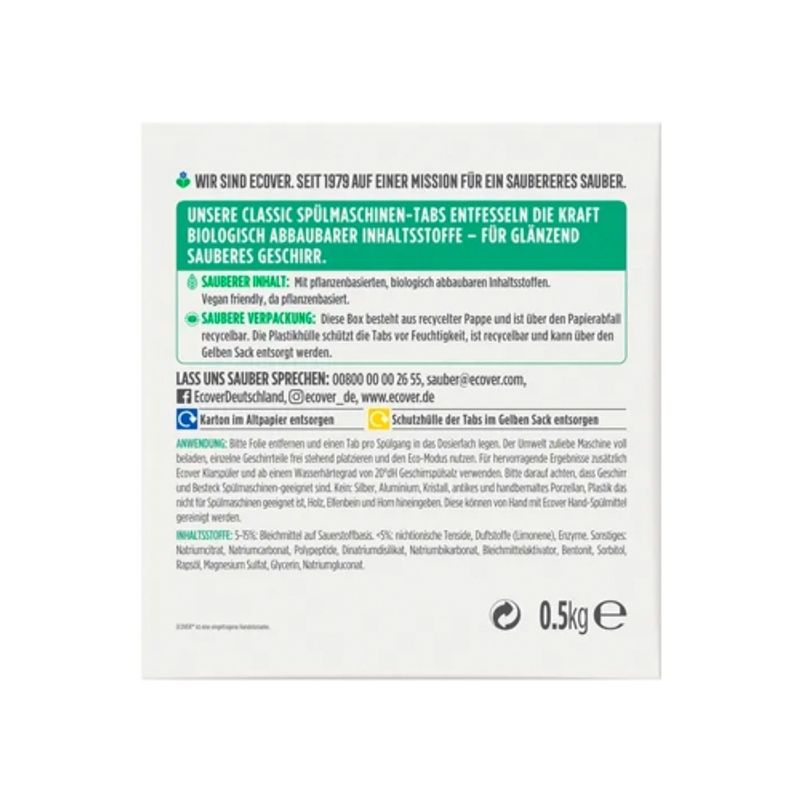 Ecover Dishwasher 25-Pack
