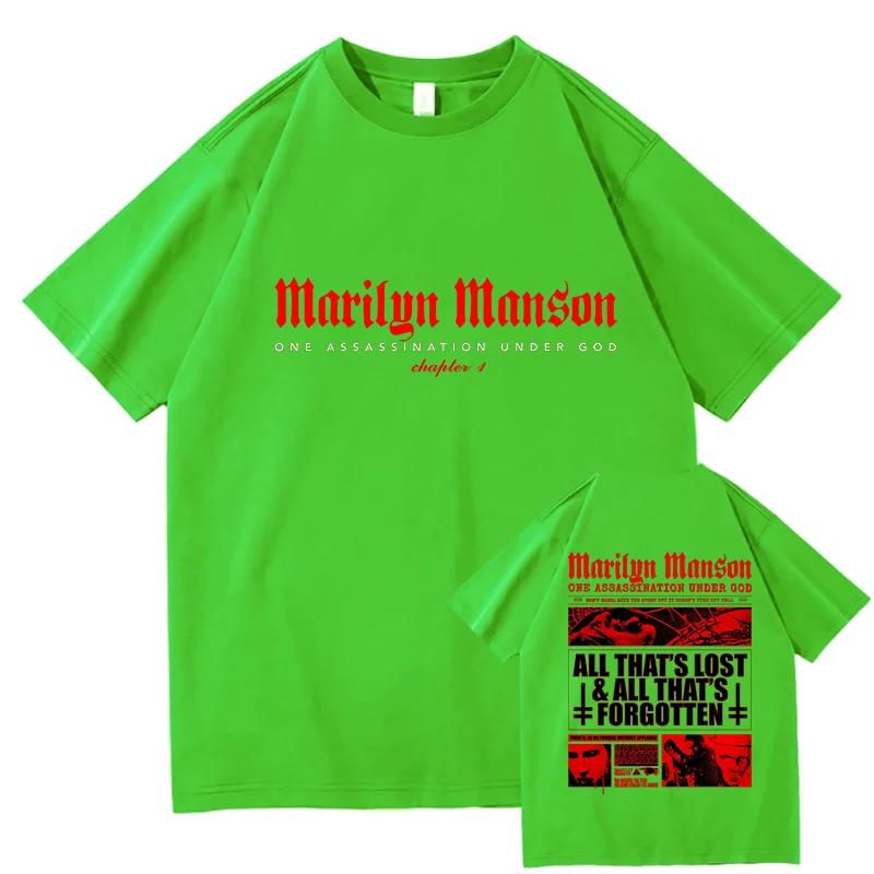 Marilyn Unisexson Tshirt Unisex Unisex Harajuku Oneck Summer Casual Pure Cotton Fashion Aesthetic Unisex Short Sleeve Streetwear Tops