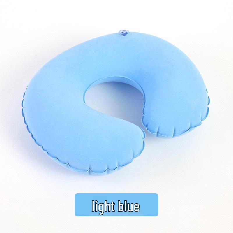 Automatic Inflatable Pillow: Portable Outdoor/Indoor Lumbar & Neck Support for Travel, Office Nap