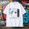 Dethmetal Panchiko Anime Grafik T-Shirt Unisex Unisex Vintage Unisexga Kurzarm Y2k Japanischer Cartoon Streetwear Unisex Lässiges T-Shirt