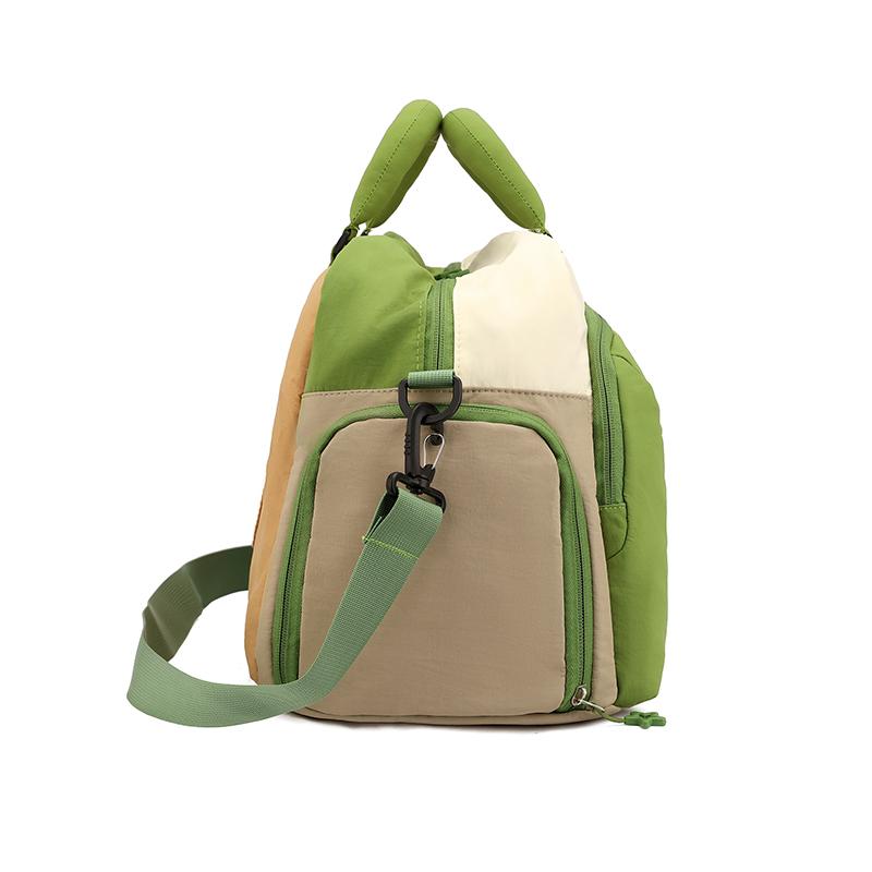 Travel Bag Women's Large Capacity Storage Bag Color Contrast Gym Bag