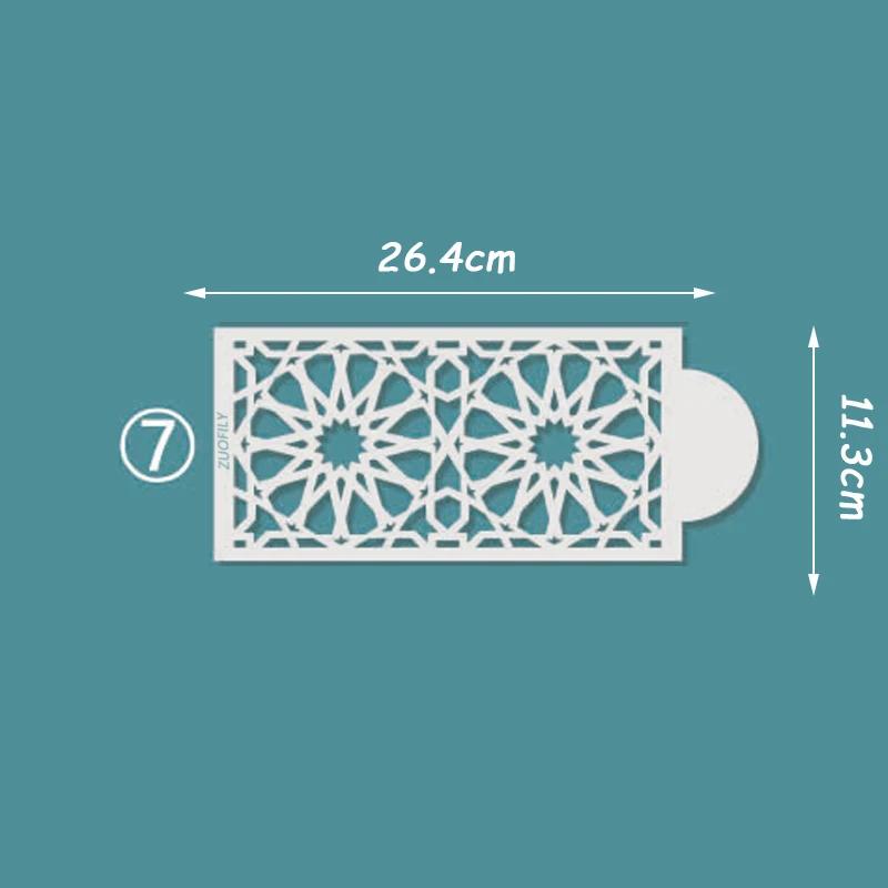 New Pattern Fondant Cake Mesh Stamps Stencils Embossing for Decorating Tool Plastic Spray Mold Wedding Suger Chocolate Painting