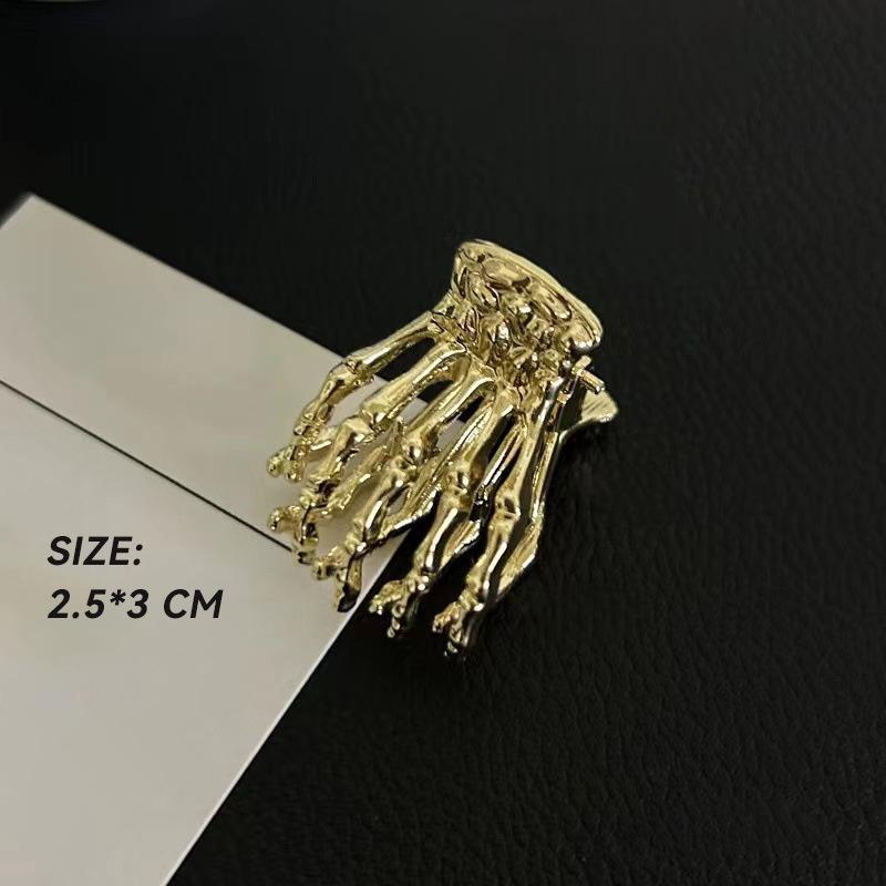 Gothic Schädelklaue Haarspange - Halloween Hochsteckfrisur Accessoire