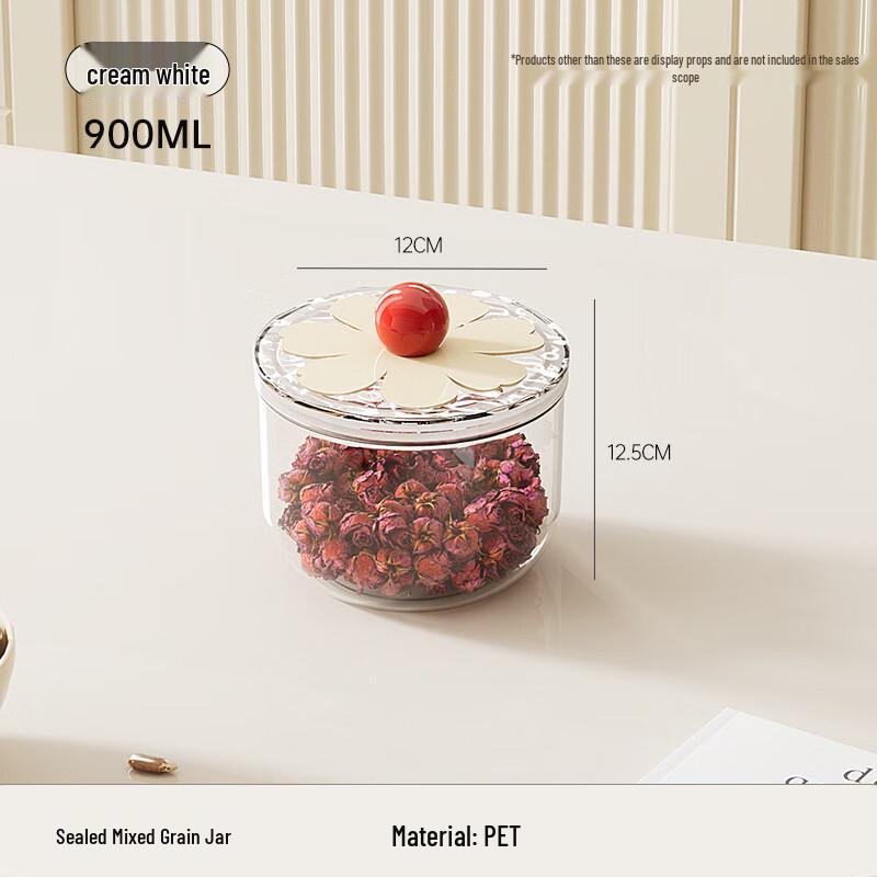 Pinhuan Round Transparent Food Storage Jar