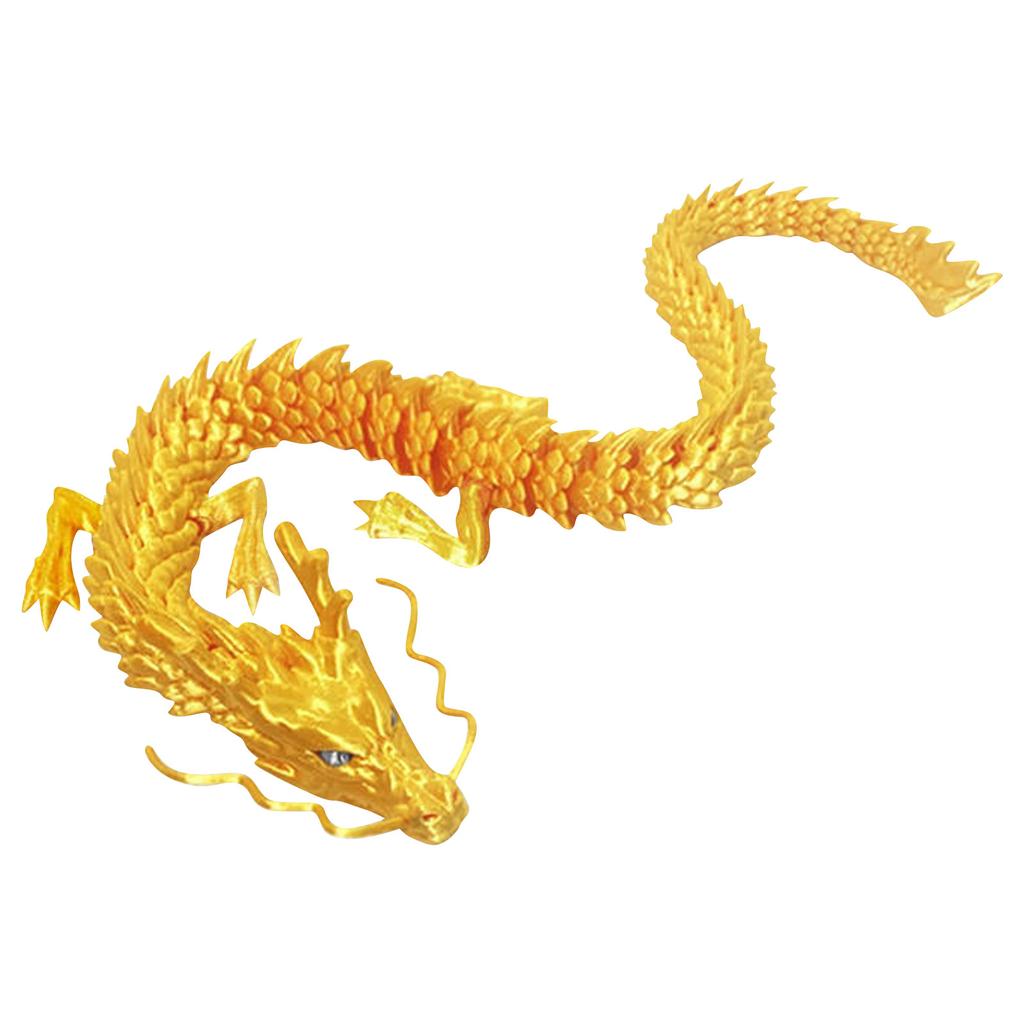 3D Printed Movable Dragon Toy, Dragon With Movable Joints, 3D Printed Dragon Toy Decoration, Stress Relief, Movable Dragon